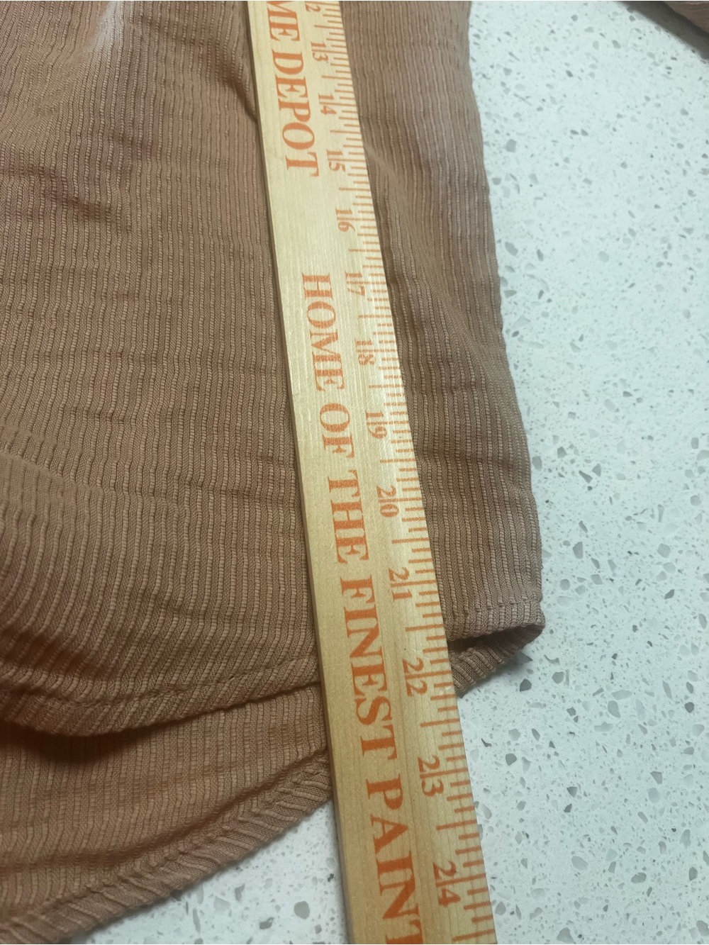 Quince Rust Button-Front Ruffled Dress Shirt - Picture 6 of 7